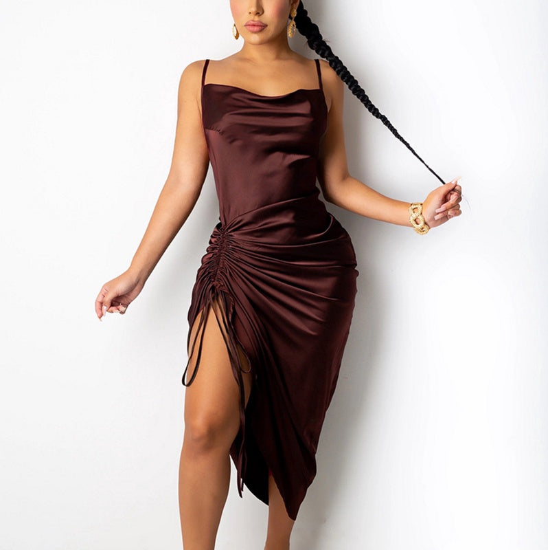Rita Silk Long Dress
