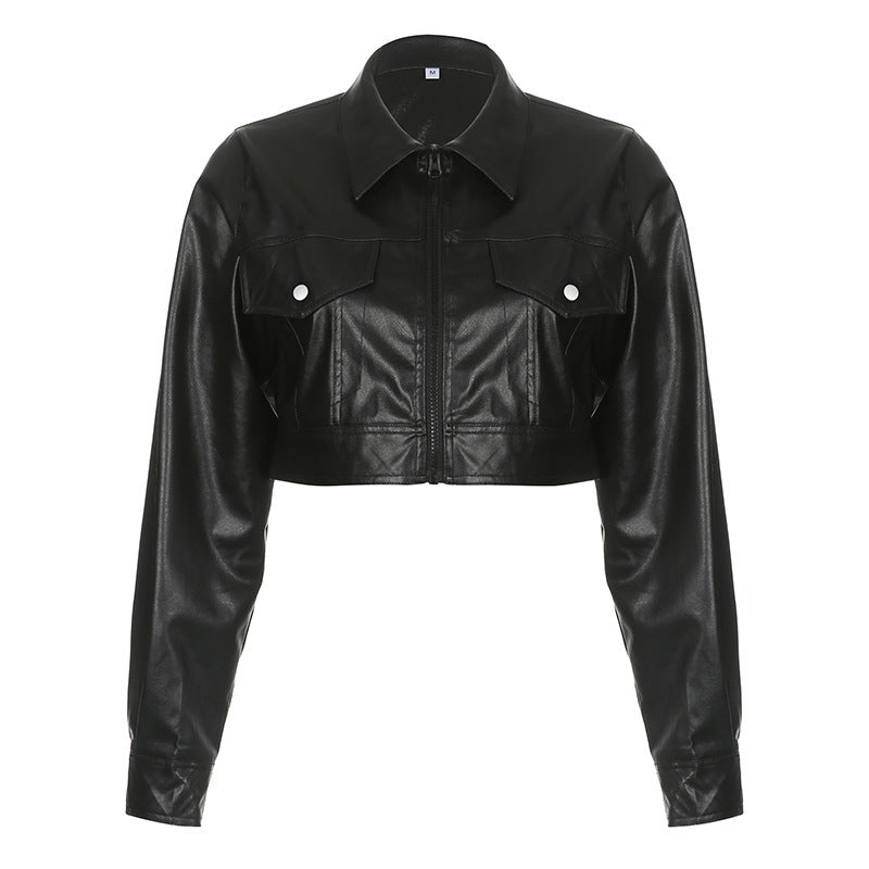 Selena Mid Leather Jacket