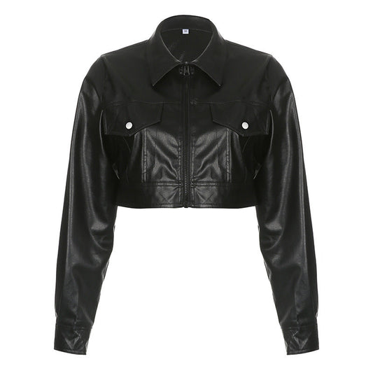 Selena Mid Leather Jacket