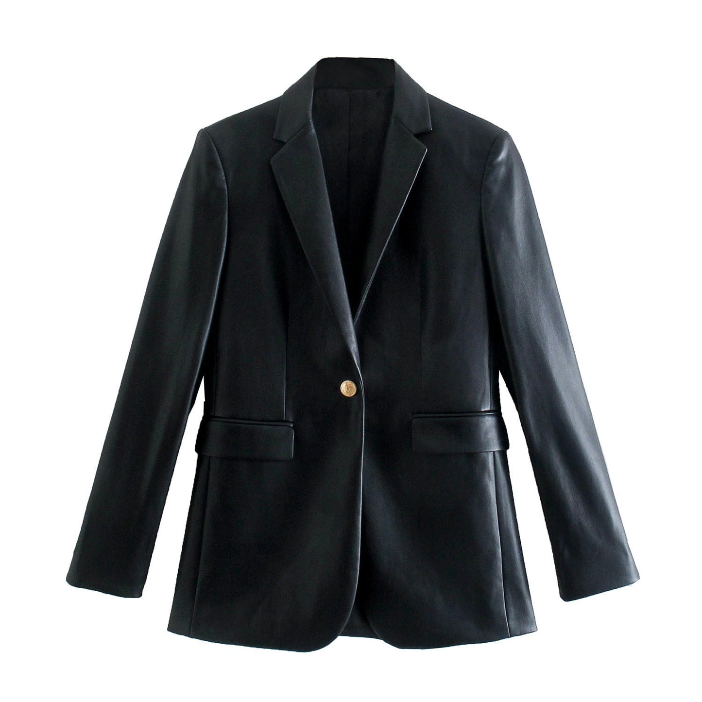 Slex High Leather Coat