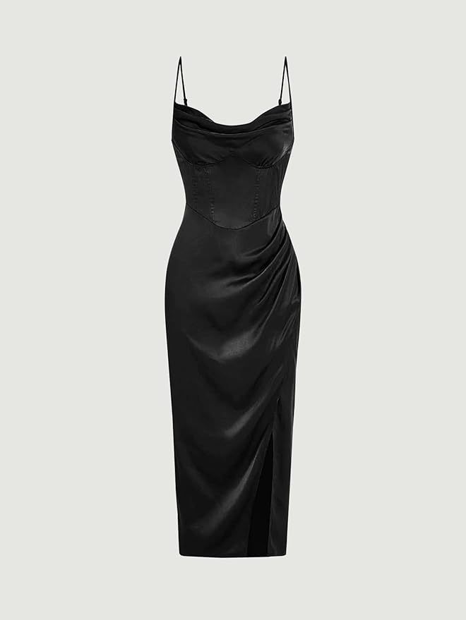 Nataly Satin Silk Dress