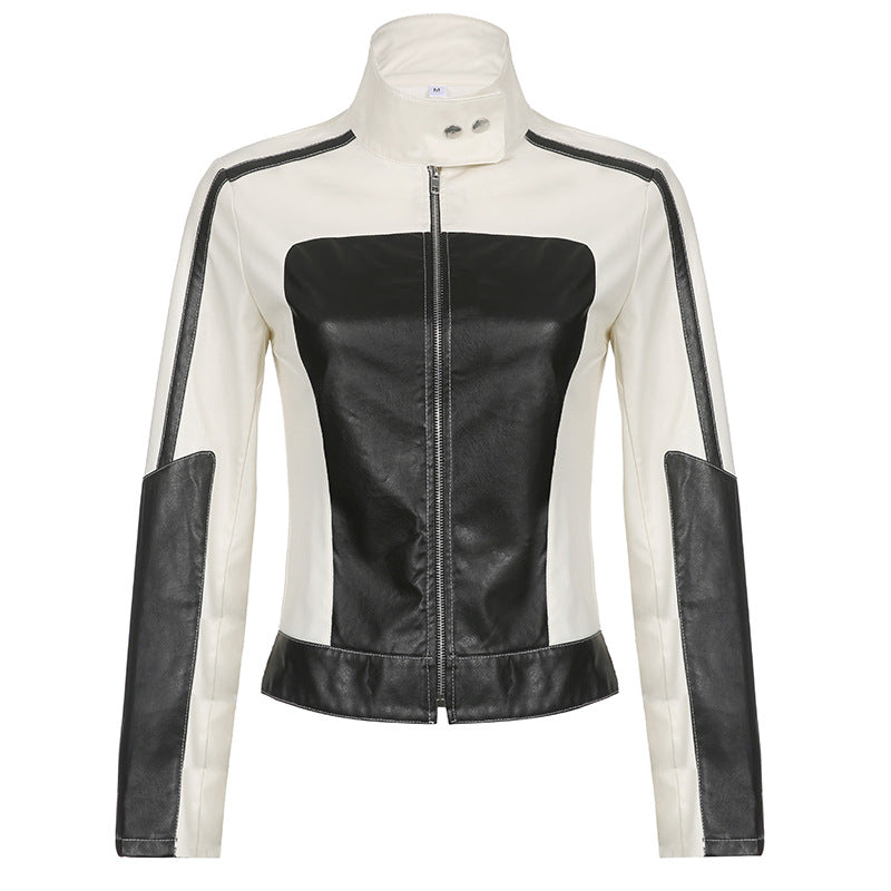 Anatel Slim Collared Leather